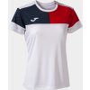 Dámské sportovní tričko JOMA Dámské triko Camiseta Manga White-Red bílá-červená