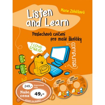 Listen and Learn Poslechová cvičení pro malé školáky + 2 CD