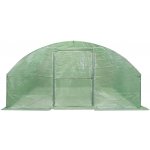 Garden Point s kovovým rámem 4x6x2m GAP448 zelený s dveřmi – Sleviste.cz