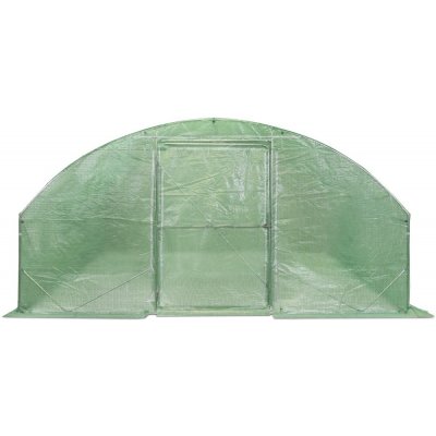 Garden Point s kovovým rámem 4x6x2m GAP448 zelený s dveřmi – Sleviste.cz