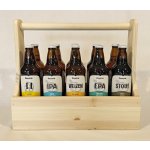 Nosič na pivo dřevěný na 10 lahví přírodní – Zboží Mobilmania