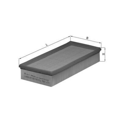 Vzduchový filtr MAHLE LX 408 – Hledejceny.cz