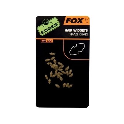 Fox Edges Hair Widgets gumové stoppery trans khaki 30ks – Zboží Mobilmania