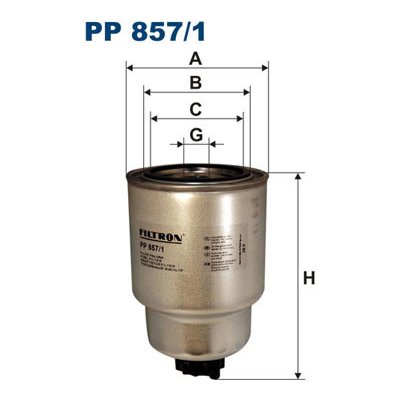 PP 857/1 FILTRON Palivový filtr – Zboží Mobilmania