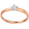 Prsteny iZlato Forever Diamantový zásnubní prsten z růžového zlata Rosabell IZBR355R