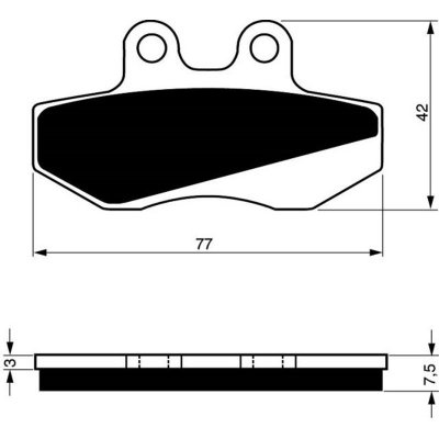 Přední brzdové destičky Goldfren Aprilia Pegaso 125 1990-1991 směs AD – Hledejceny.cz
