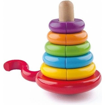 Hračka Woody Skládací pyramida barevná káča – Zboží Mobilmania