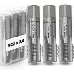 Závitník M22 HSS, závit M22x2.00 mm, sada 3 ks – Hledejceny.cz