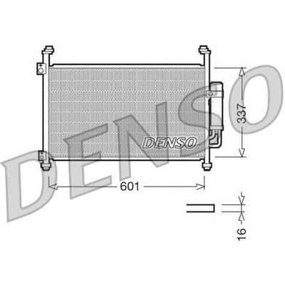 Kondenzátor klimatizace DENSO DCN40007 – Hledejceny.cz