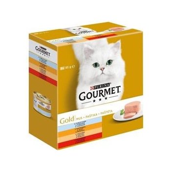 Gourmet Gold Mltp kočka paštiky 8 x 85 g