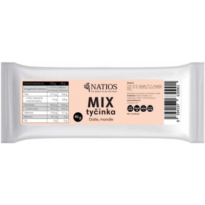 Natios Mix tyčinka 40 g – Zboží Dáma