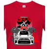 Pánské Tričko Bezvatriko.cz pánské tričko Nissan GTR Godzilla Canvas 1852 červená