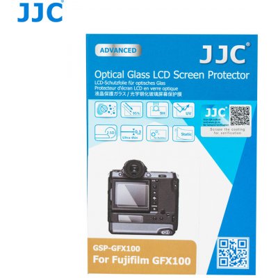 JJC ochrana LCD GSP-GFX100 ochranné sklo na LCD pro Fujifilm GFX50S II, GFX100S, GFX100，GFX100SII – Zboží Živě