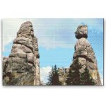 Painting Queens Diamantové malování Adršpašské skály 40 × 60 cm s rámem hranaté – Zboží Mobilmania