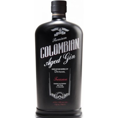 Dictador Colombian Aged Gin Treasure 43% 0,7 l (holá láhev) – Zboží Dáma