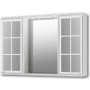 Koupelnový nábytek Jokey NIA Zrcadlová skříňka (galerka) - bílá