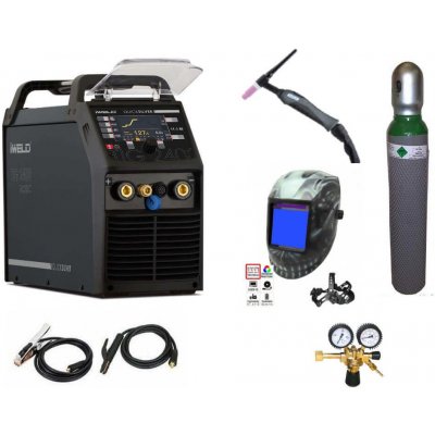 iWELD TIG 2400 AC/DC HF PULZ PFC pro TIG SET 26 + kukla profi + RV Argon + lahev Argon plná 800TIG2400ACDC/SET26 – Zbozi.Blesk.cz