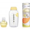Láhev a nápitka Medela set Calma lahvička pro kojené děti + calma system 250 ml