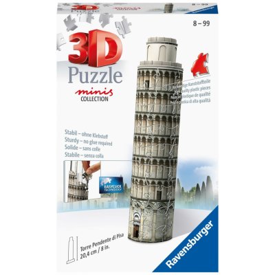 Ravensburger 3D puzzle Mini Šikmá věž, Pisa 54 ks – Zbozi.Blesk.cz