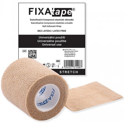 FIXAPLAST Fixatape stretch samofixační elastické obinadlo 5 cm x 450 cm 1 kus – Zboží Mobilmania