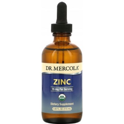 Dr. Mercola Zinek Sulfát 15 mg 115 ml – Hledejceny.cz