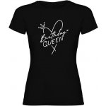 Tisknemena.cz Dámské tričko BIRTHDAY QUEEN černá – Sleviste.cz