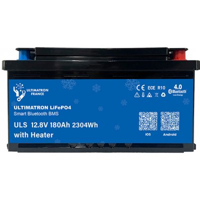Ultimatron LiFePO4 baterie 12,8V 180Ah 2304Wh Smart BMS vyhřívání do auta karavanu i lodě – Zboží Živě