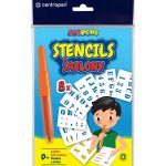 Centropen Šablony písmen a číslic pro foukací fixy Airpens 9996 D+ – Zboží Dáma