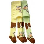 Novia dětské punčocháče Baby froté ZOO 04 žirafa žlutá – Zboží Mobilmania