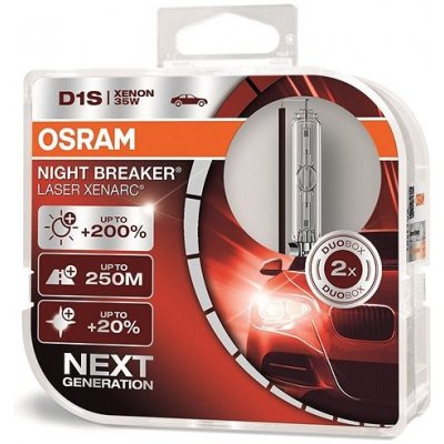 Osram Xenarc Night Breaker Laser 66140XNL-HCB D1S-XNBL PK32d-2 85V 35W 2 ks – Zbozi.Blesk.cz