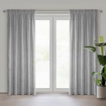 EUROFIRANY ZÁVĚS NA PÁSCE AGIS 140X270 CM STŘÍBRNÁ – Sleviste.cz