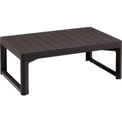 Allibert LYON RATTAN 116 x 72 x 40/66 cm hnědý – Hledejceny.cz