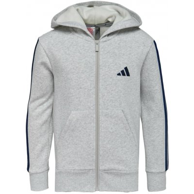 adidas J 3 Stripes FL FZ HD šedá modrá – Hledejceny.cz