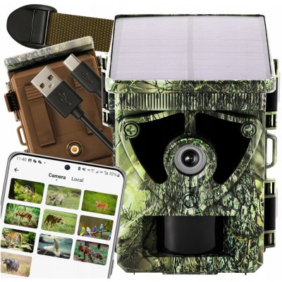 Fotopast Blow 60 Mpx 4K UHD Wi-Fi Bluetooth se solárním panelem – Zboží Živě