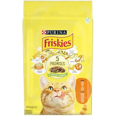 Friskies Cat s kuřetem a se zeleninou 4 kg – Zboží Mobilmania