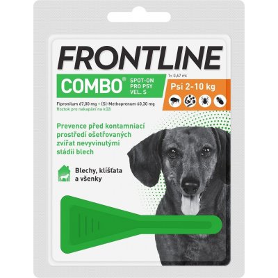 Frontline Combo Spot-On Dog S 2-10 kg 1 x 0,67 ml – Hledejceny.cz