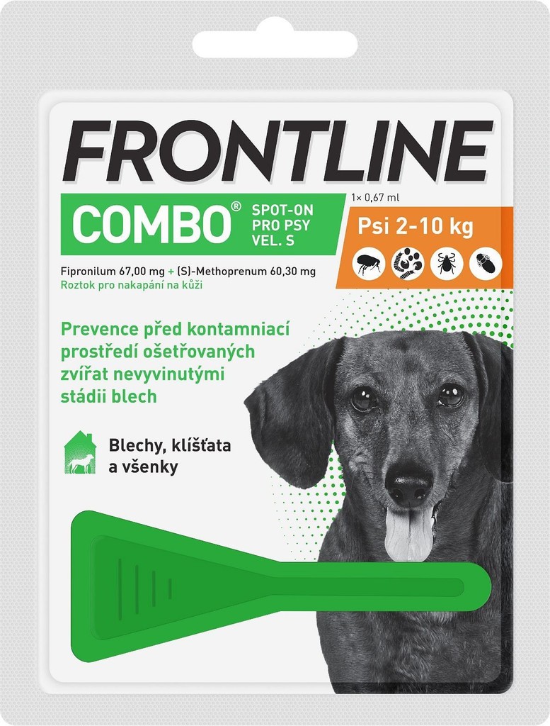 Frontline Combo Spot-On Dog S 2-10 kg 1 x 0,67 ml