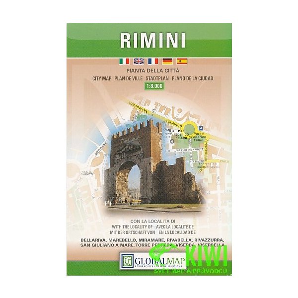 Mapy plán Rimini