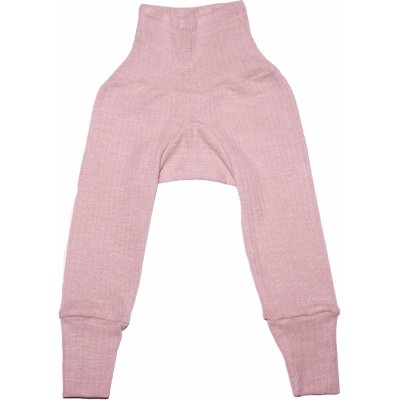 COSILANA Dětské rostoucí legíny merino bavlna hedvábí růžový melír – Hledejceny.cz