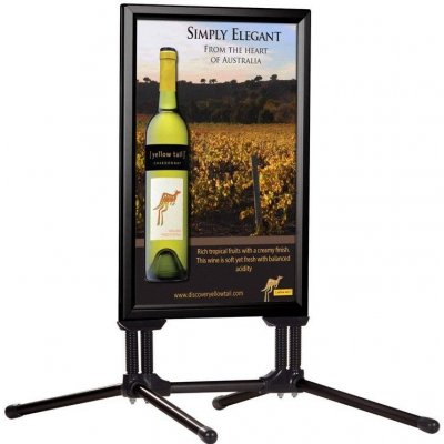 A-Z Reklama CZ Venkovní stojan SwingPro na plakát formátu A1 - Černý – Sleviste.cz