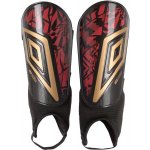 Umbro NEO SHIELD GUARD W/SOCK černá Vínová Zlatá – Zboží Dáma
