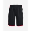 Dětské kraťasy a šortky Under Armour Stunt 3.0 Printed Shorts junior černá