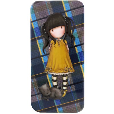 Santoro London Plechový Gorjuss Tartan Ruby Yellow