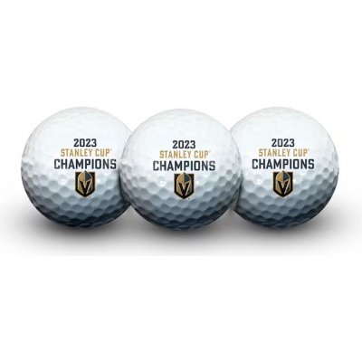 Fanatics Sada golfových míčků Vegas Golden Knights 2023 Stanley Cup Champions Three-Pack Golf Ball Set – Zbozi.Blesk.cz