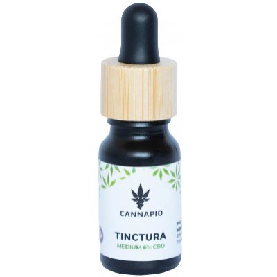Cannapio CBD Tinctura Medium 6% přírodní full-spectrum olej 10 ml