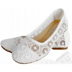 Bílé balerínky krajkové lehké prodyšné bílá – Zboží Dáma