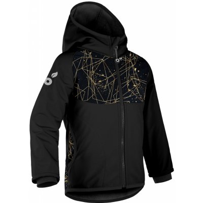 Unuo dětská softshellová bunda s fleecem Basic černá Šperky – Zboží Mobilmania