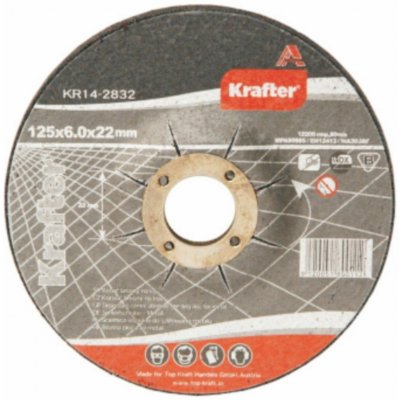 Kotouč brusný na kov KR14-283 – Rozměr: 115 x 6 x 22 mm – Hledejceny.cz