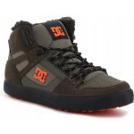 Dc Pure High Top WC WNT DOO/Dusty Olive /Orange – Zboží Dáma