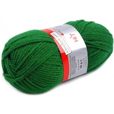 Prima-obchod Pletací příze Hit 50 g, barva 10 (0243) zelená – Zboží Mobilmania